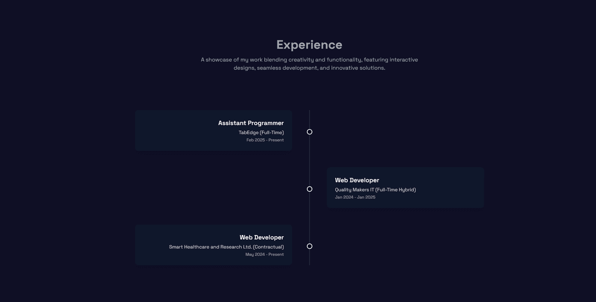 Personal Portfolio Website - screenshot 3