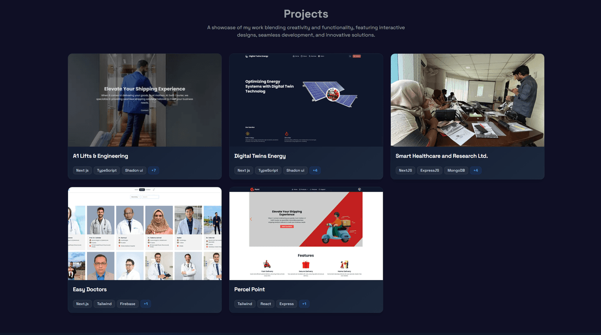Personal Portfolio Website - screenshot 4